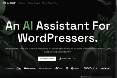 CodeWP - AI for WordPress Creators preview